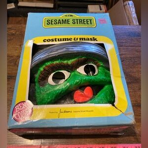 Vintage 1980's Ben Cooper Sesame Street Oscar the Grouch costume